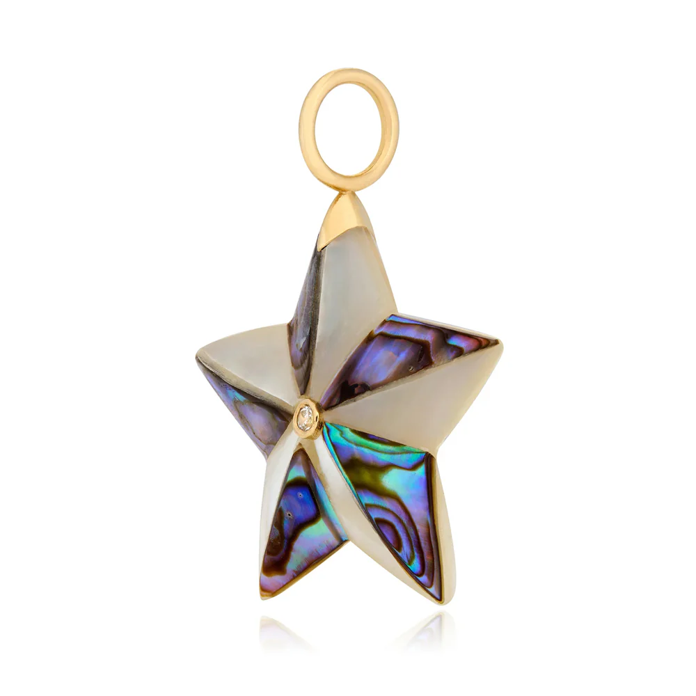 Abalone & Mother of Pearl Pendant "Star" - Image 3