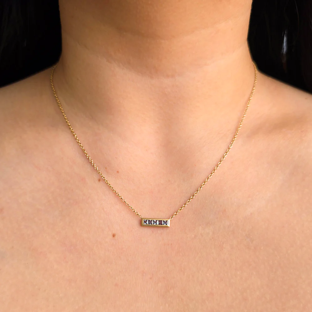 Alexandrite Necklace - "Lumea Bar" - Image 2