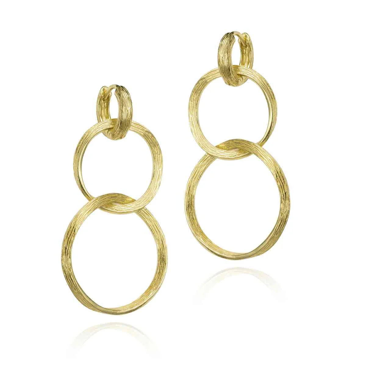 Gold Vermeil Double Drop Earrings - "Florence"