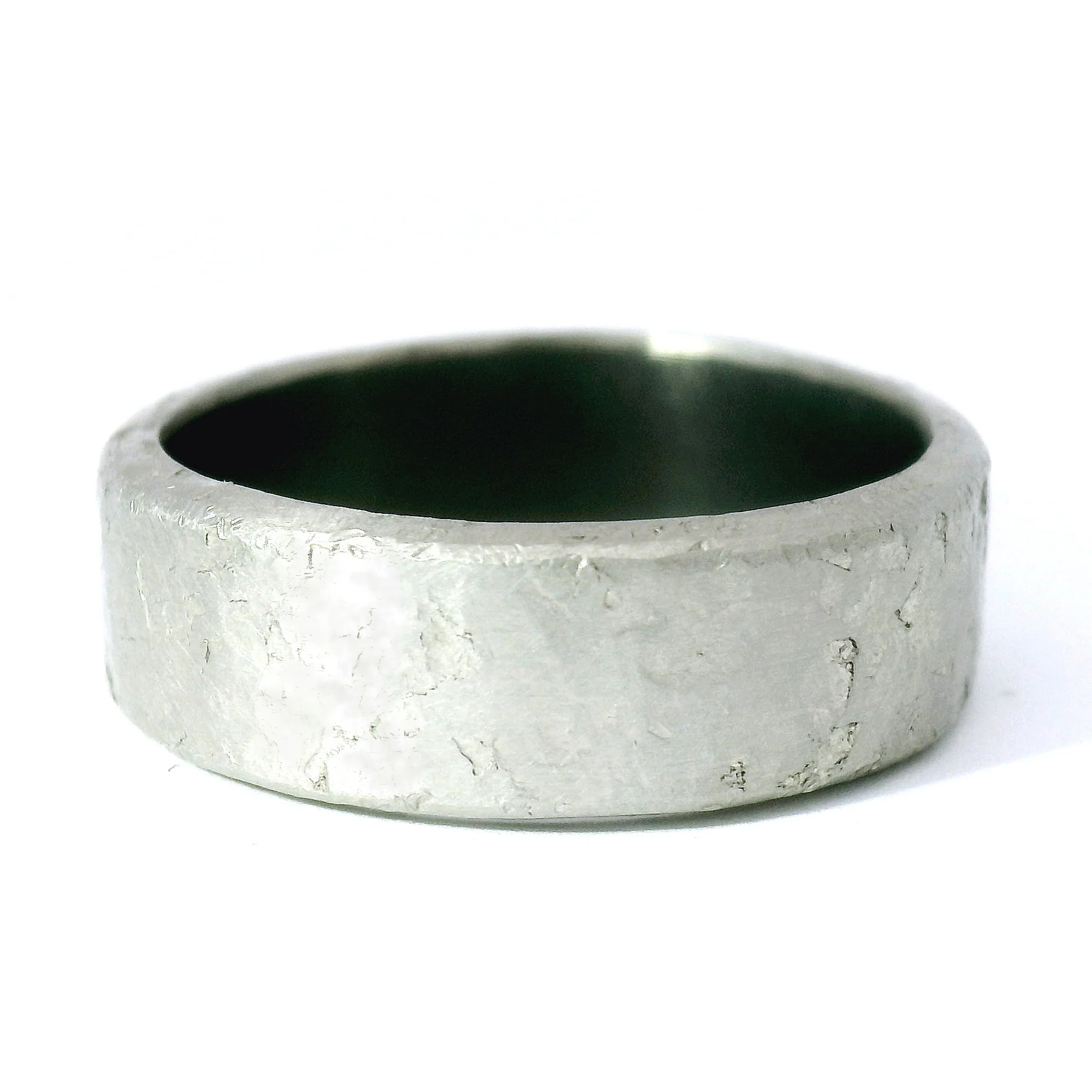 Platinum & Sterling Silver Band - "Stillwater"