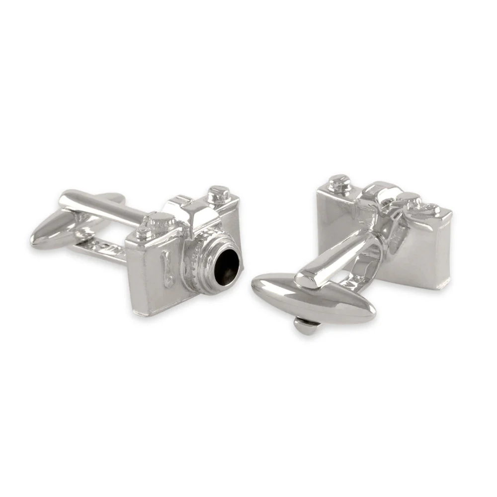 Sterling Silver Cufflinks - "Camera" - Image 2