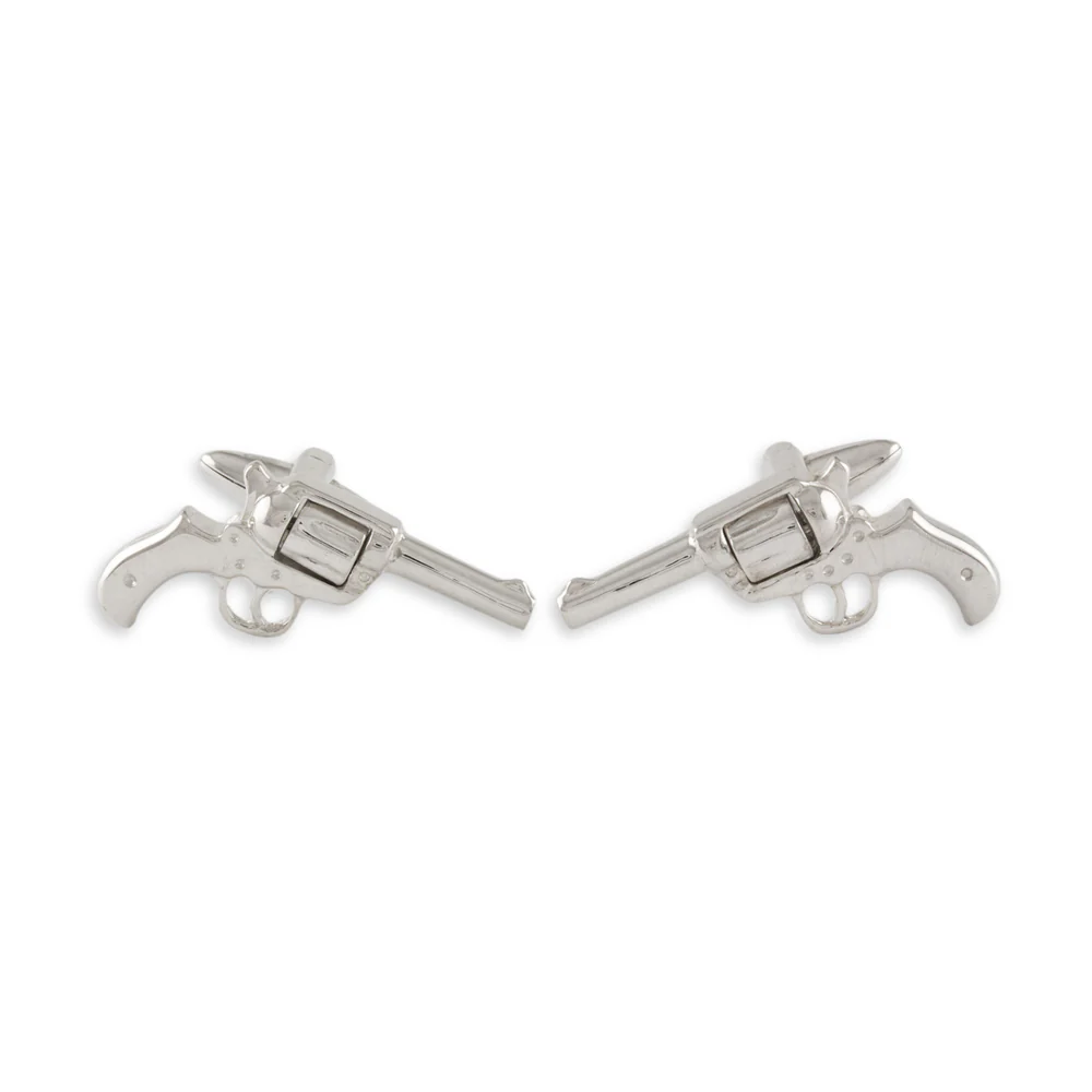 Sterling Silver Cufflinks - "Revolver"