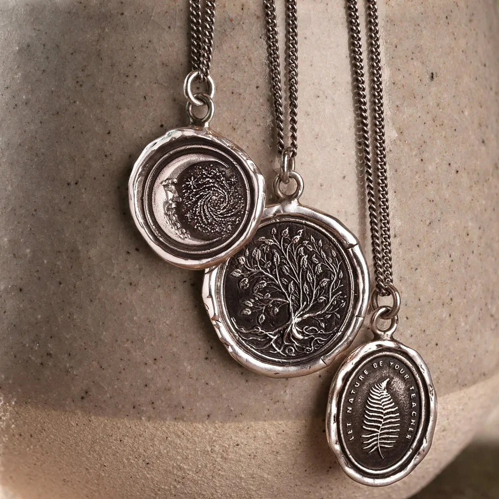 Sterling Silver Tree Talisman Necklace - "Tree of Life" - Image 4