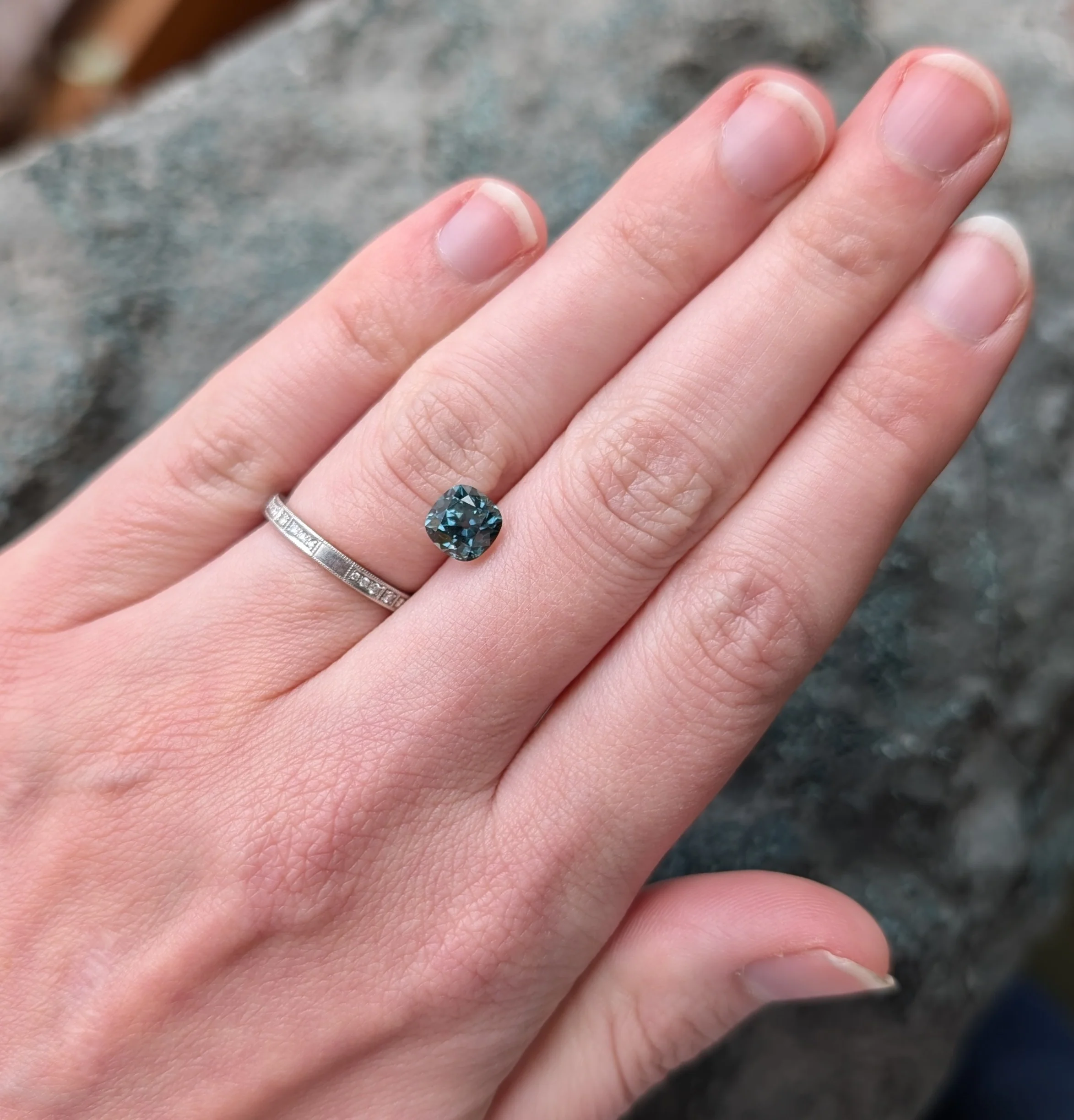 Unheated Montana Sapphire, 2.27ct - "Heart of the Forest" - Image 5