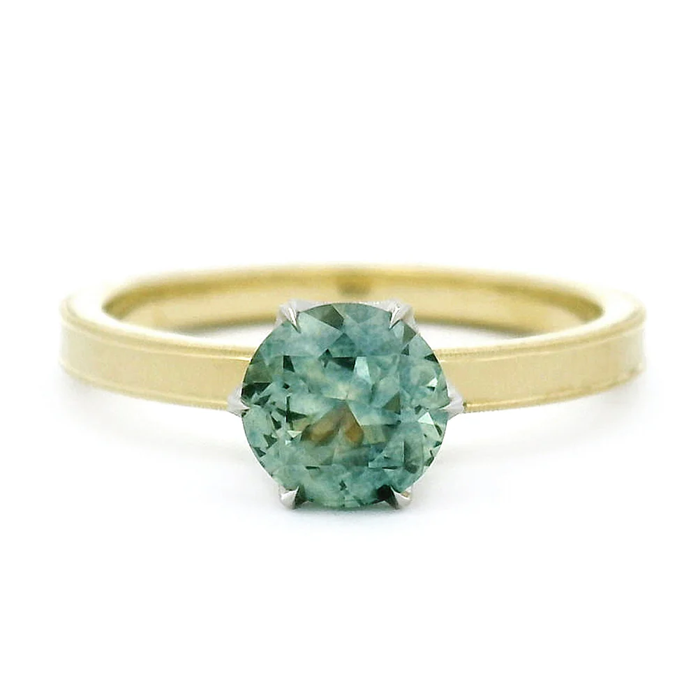 Montana Sapphire Engagement Ring - "Grace Solitaire"