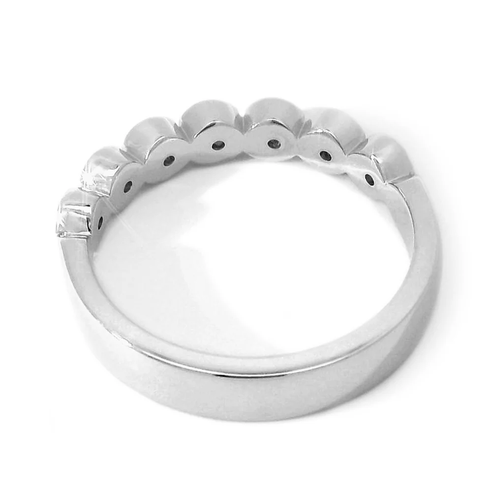 Yogo Sapphire & White Gold Band  - "Sweet Home Montana" - Image 5